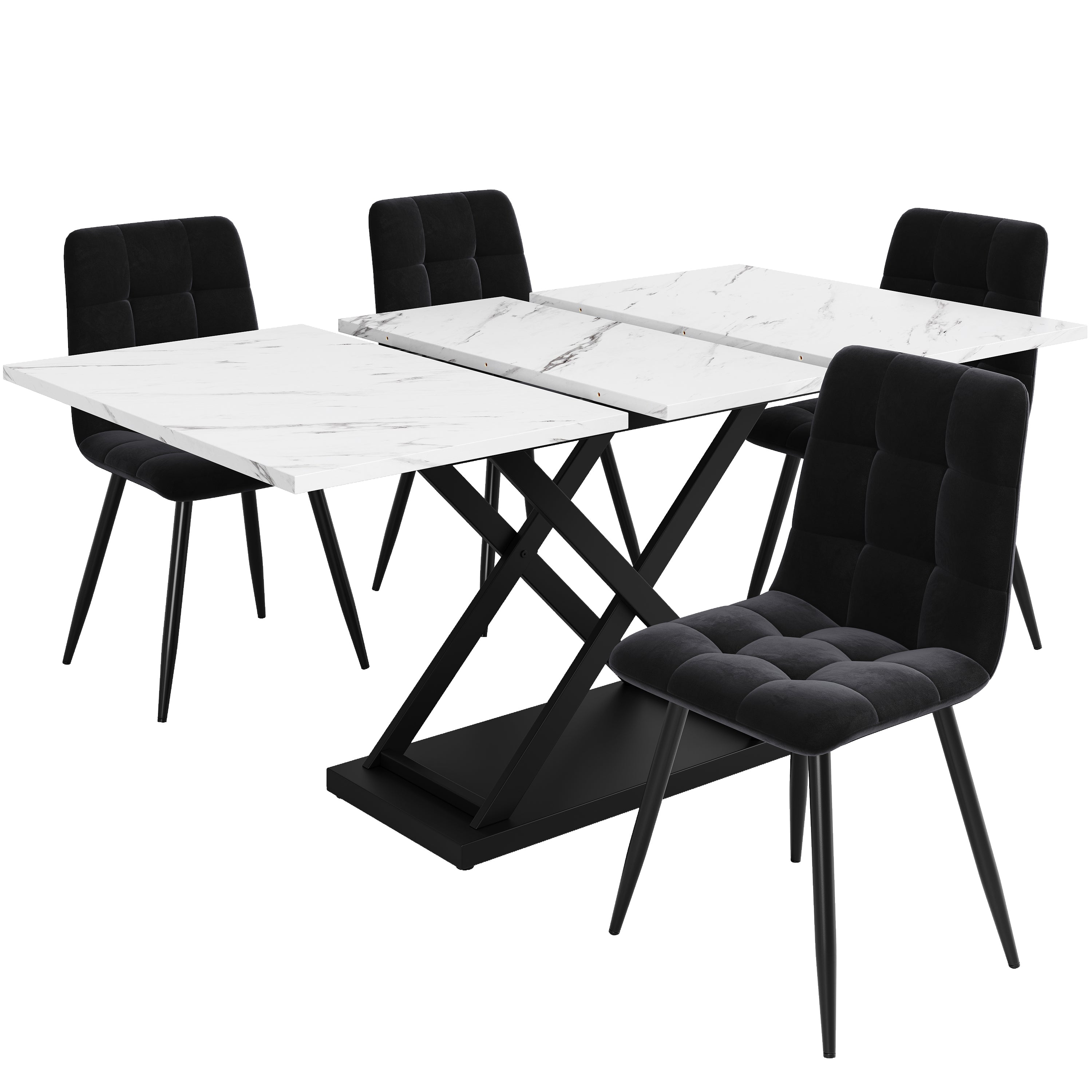 Dining Table With 4 Dining Chairs