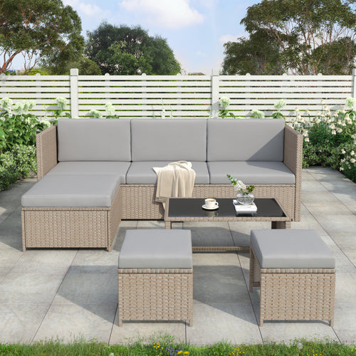 4-6 Seater Garden Lounge Set