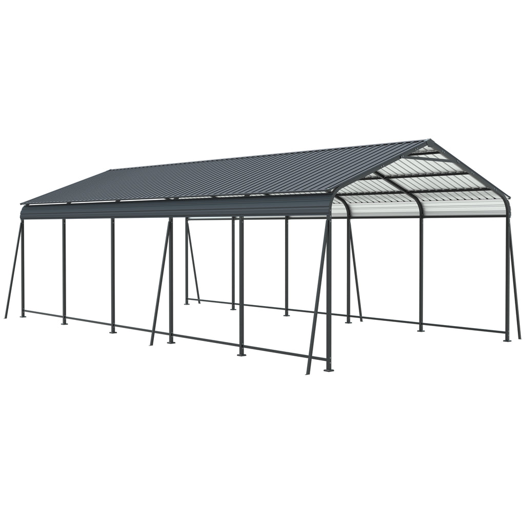 13x26.5 FT Carport For Driveway Car, Truck