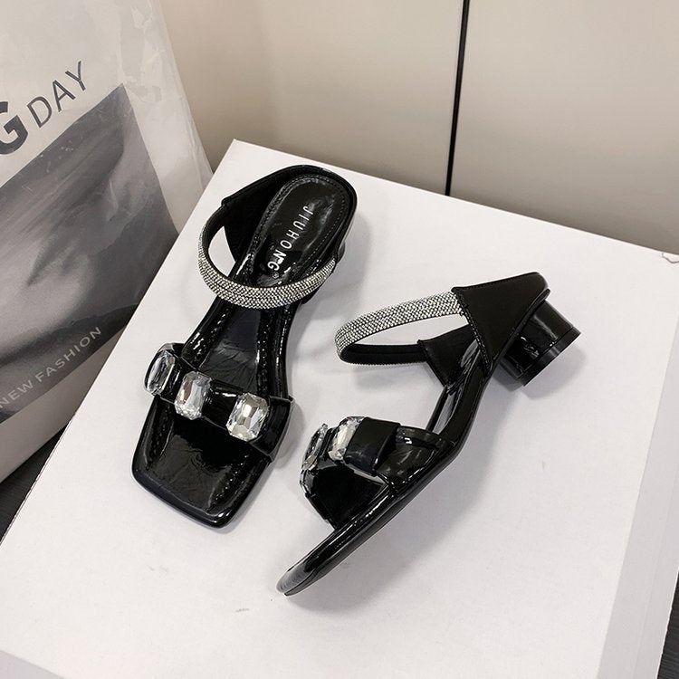 2026 Frühling Märchenhafte Kristall- & Strass-Sandalen für Damen