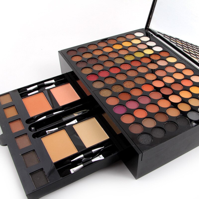 180 Farben Lidschatten Rouge Set Personalisierte Klavierförmige Make-up-Palette Box