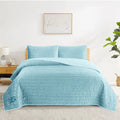 Striped Quilt and Pillowcase Set,bed sheets