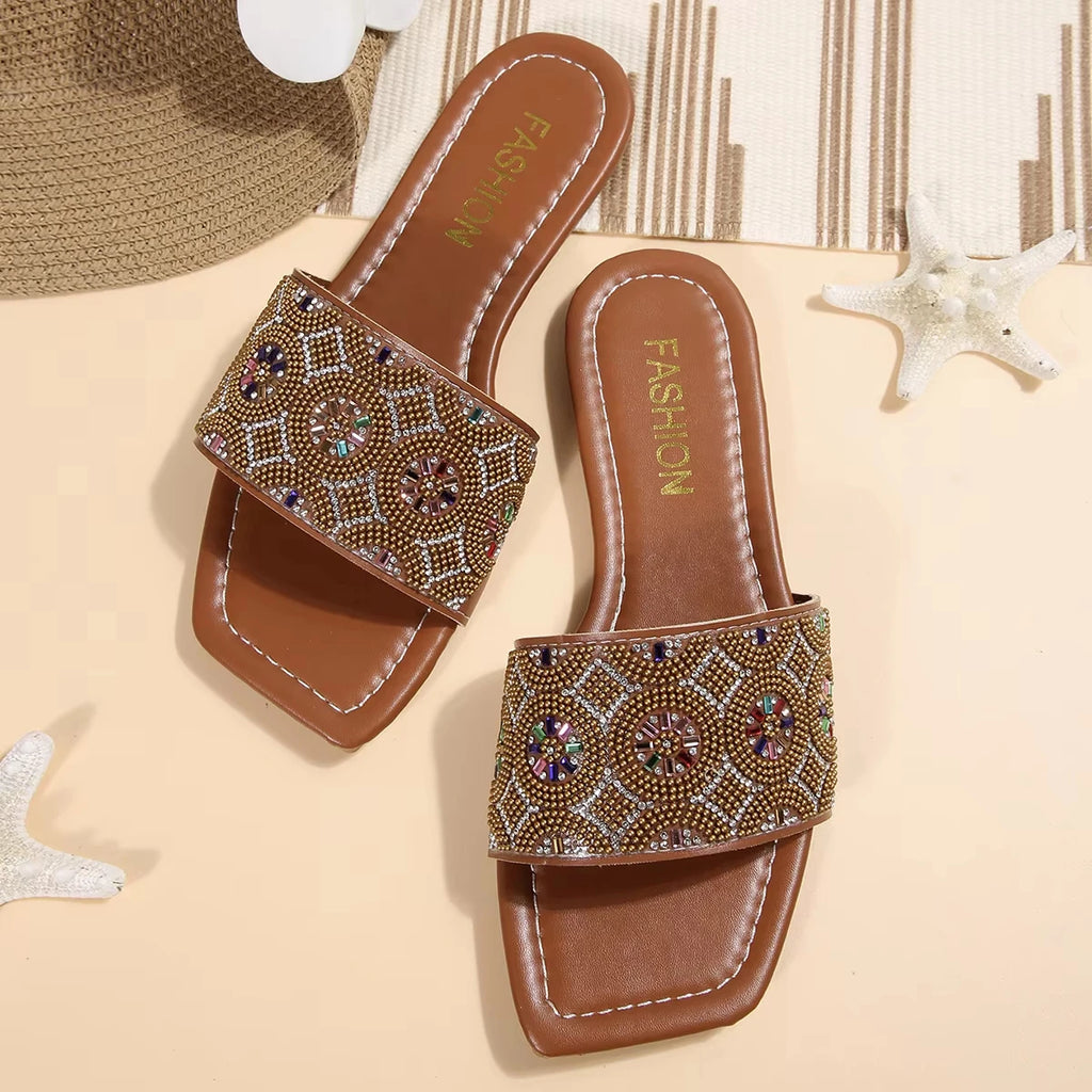 Summer New Women's Flat Slippers