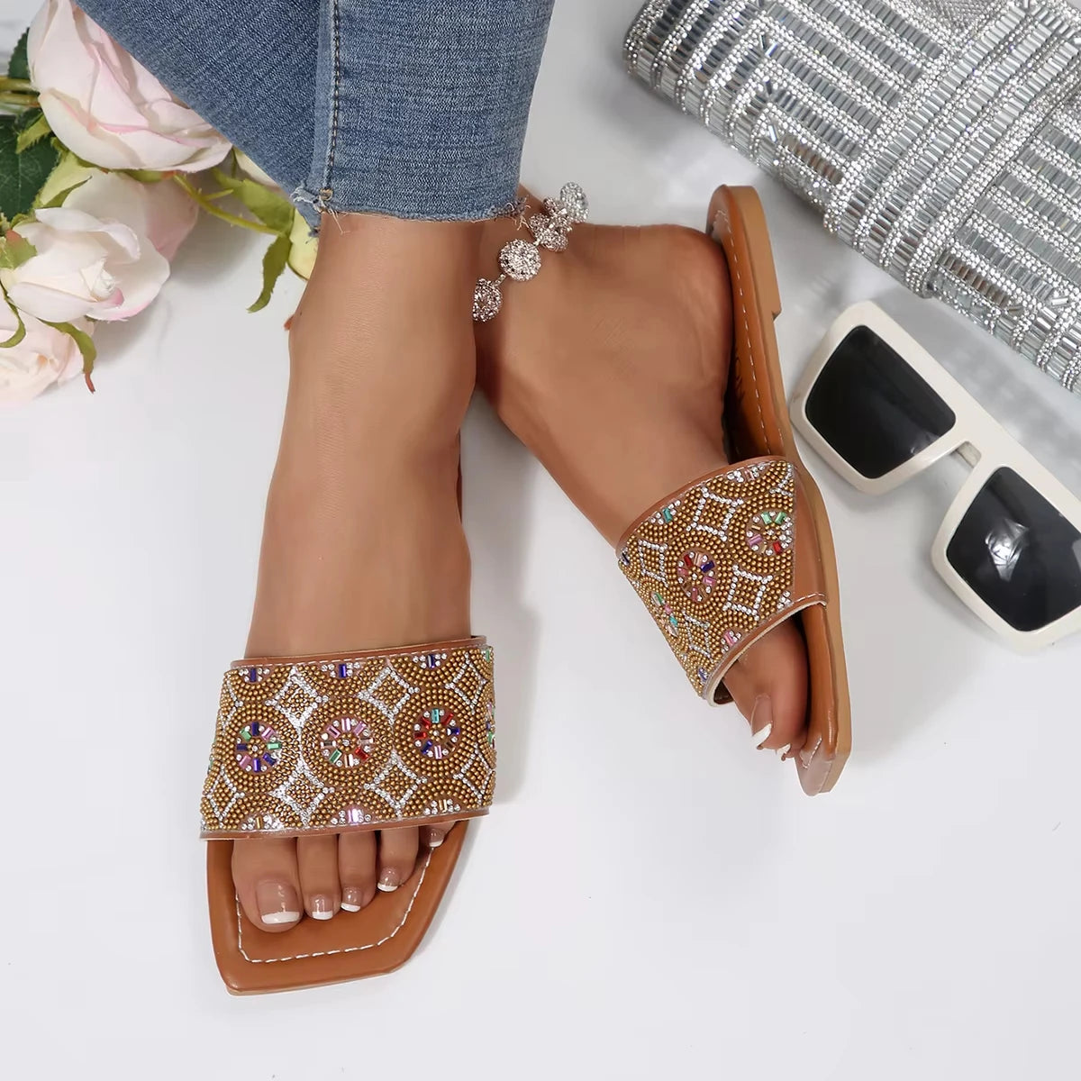 Summer New Women's Flat Slippers