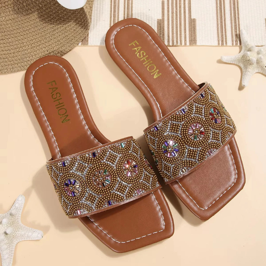 Summer New Women's Flat Slippers