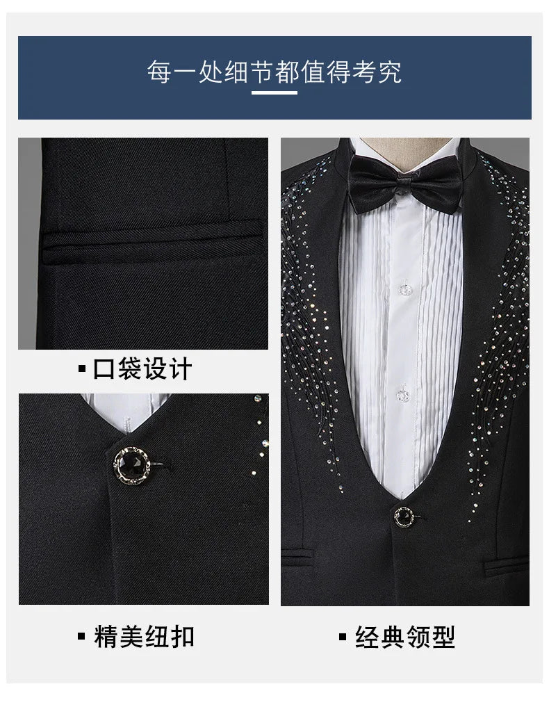 S-2XL Men's Performance Suit