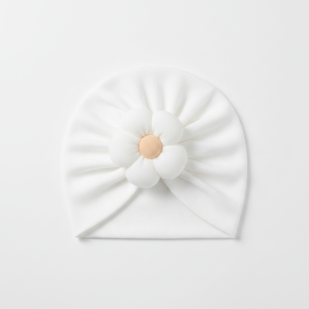 Baby Hat Soft Comfortable Five-Petal Flower Children's Cap