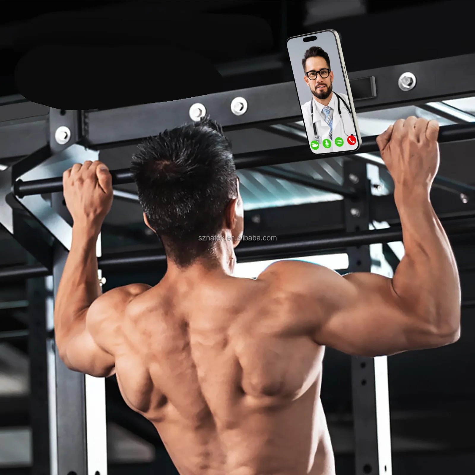 Dual Magnetic Phone Holder for Gym