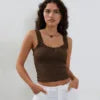Summer Top Tank Sweet Soft Stretchy