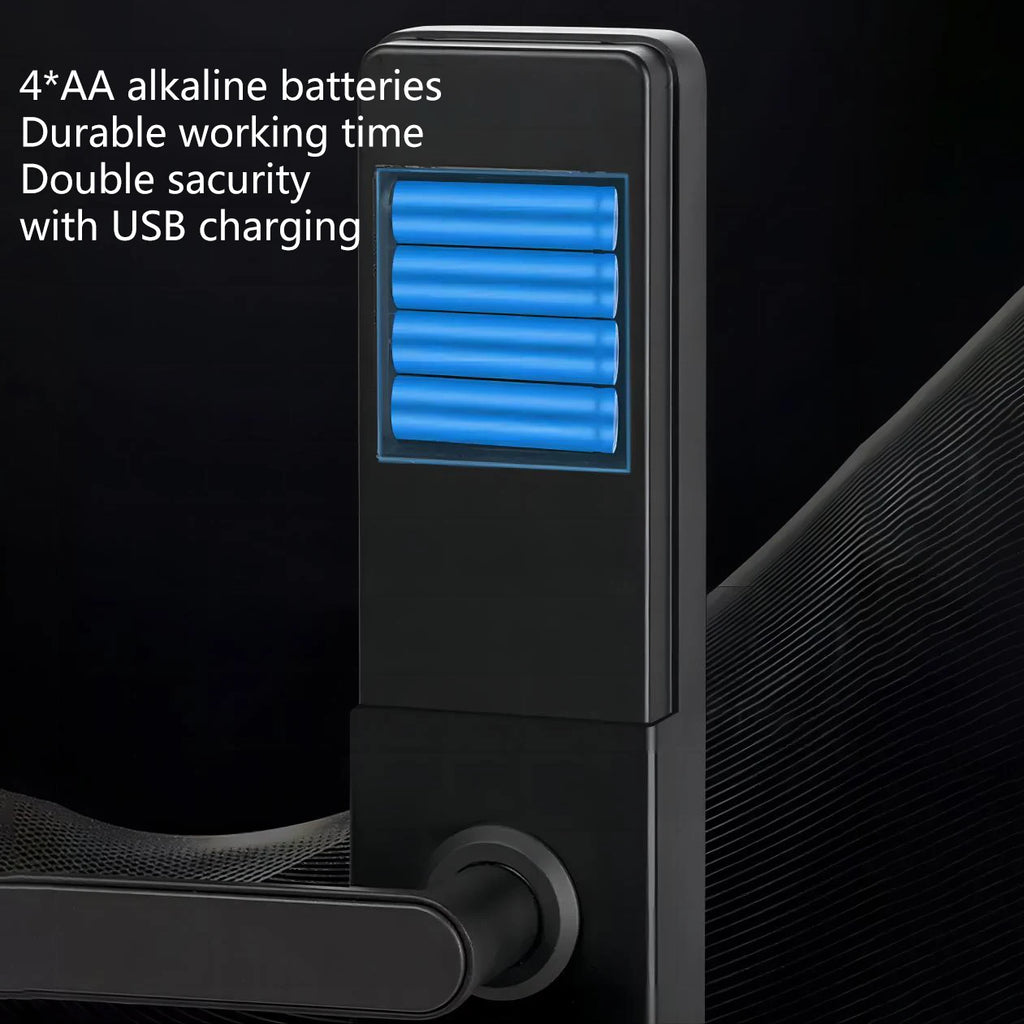 Digital Door Lock with Biometric Fingerprint Wifi Password