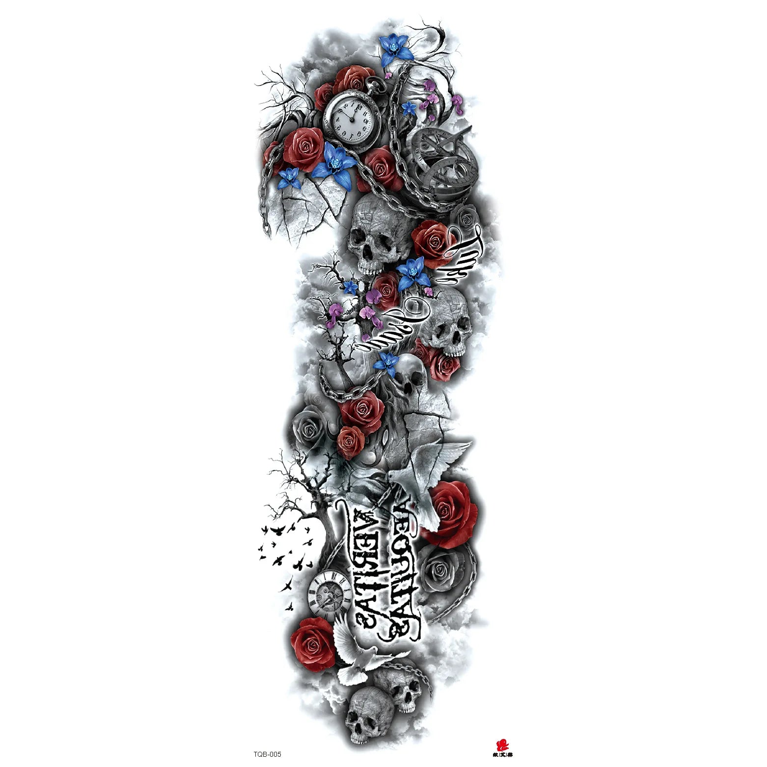 Wholesale& Custom Full Arm Temporary Sleeve Tattoos