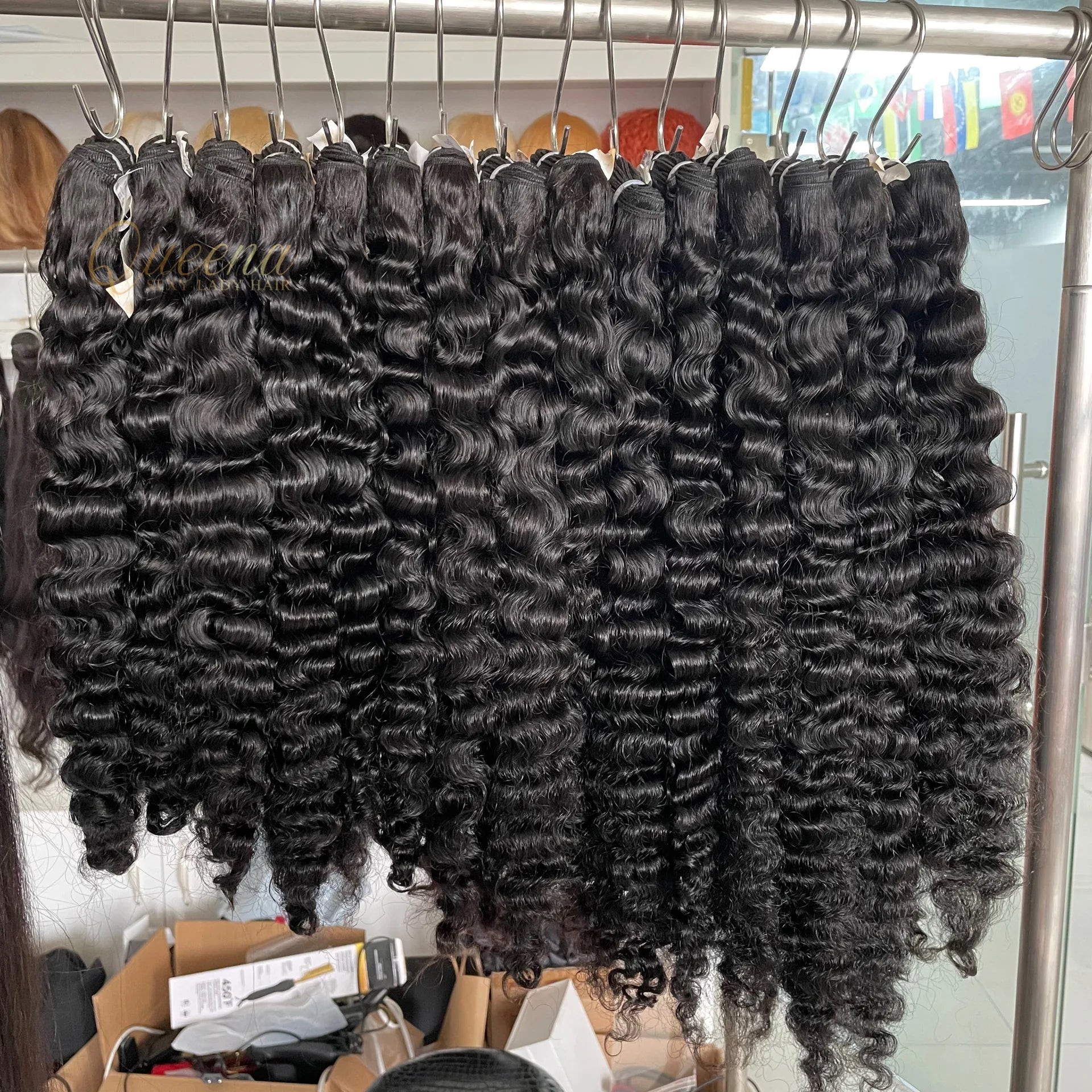 Human Hair Burmese Wave Curly Bundle