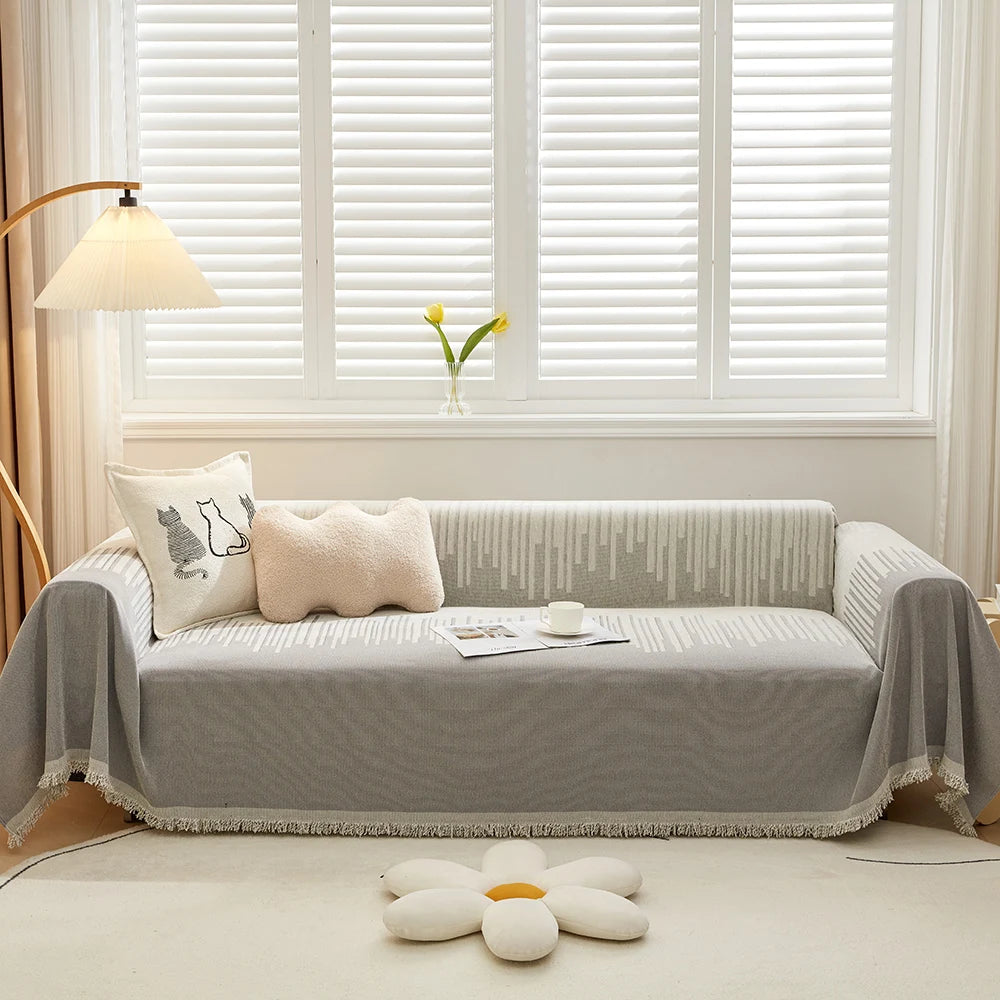Simple Modern Solid Color Sofa Cover