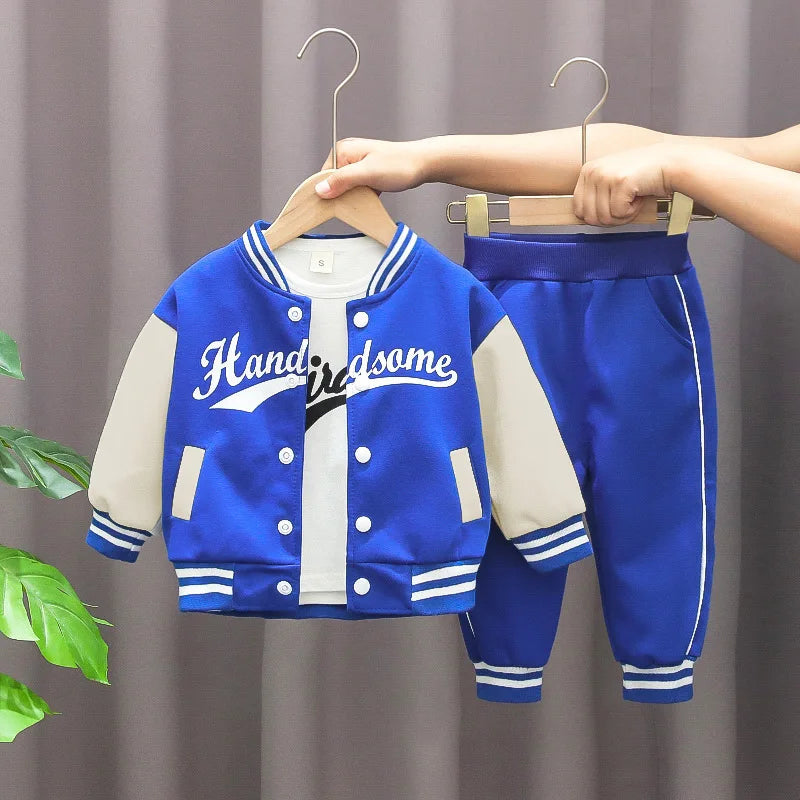 Handsome Print 3-Piece Clothing for Boys