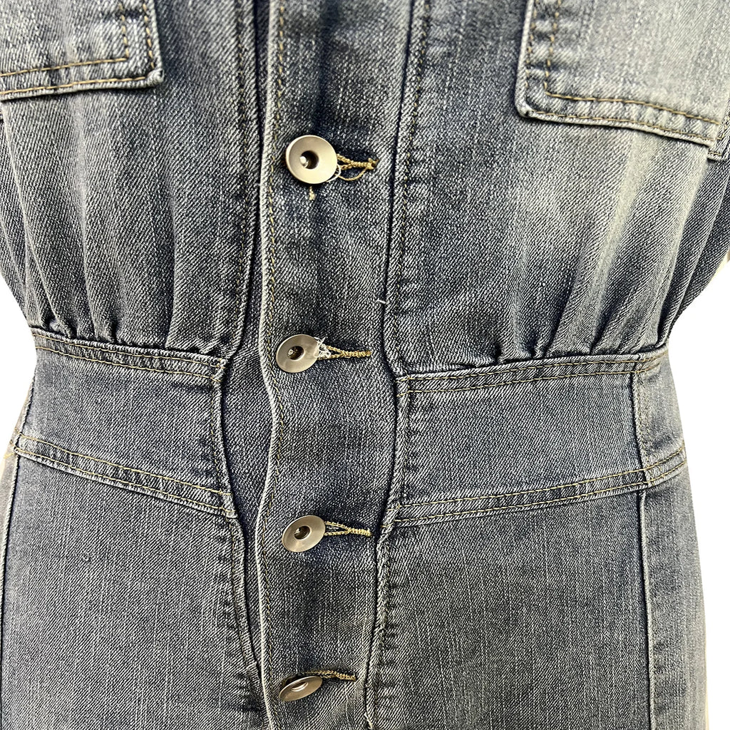 Street Style Jeans Romper