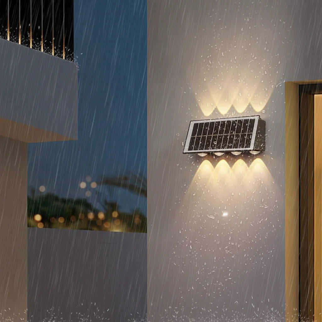 High Quality Aluminum Outdoor LED Solar Wall Lamps