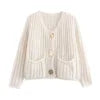 Autumn and Winter Knitted Sweater Jacket