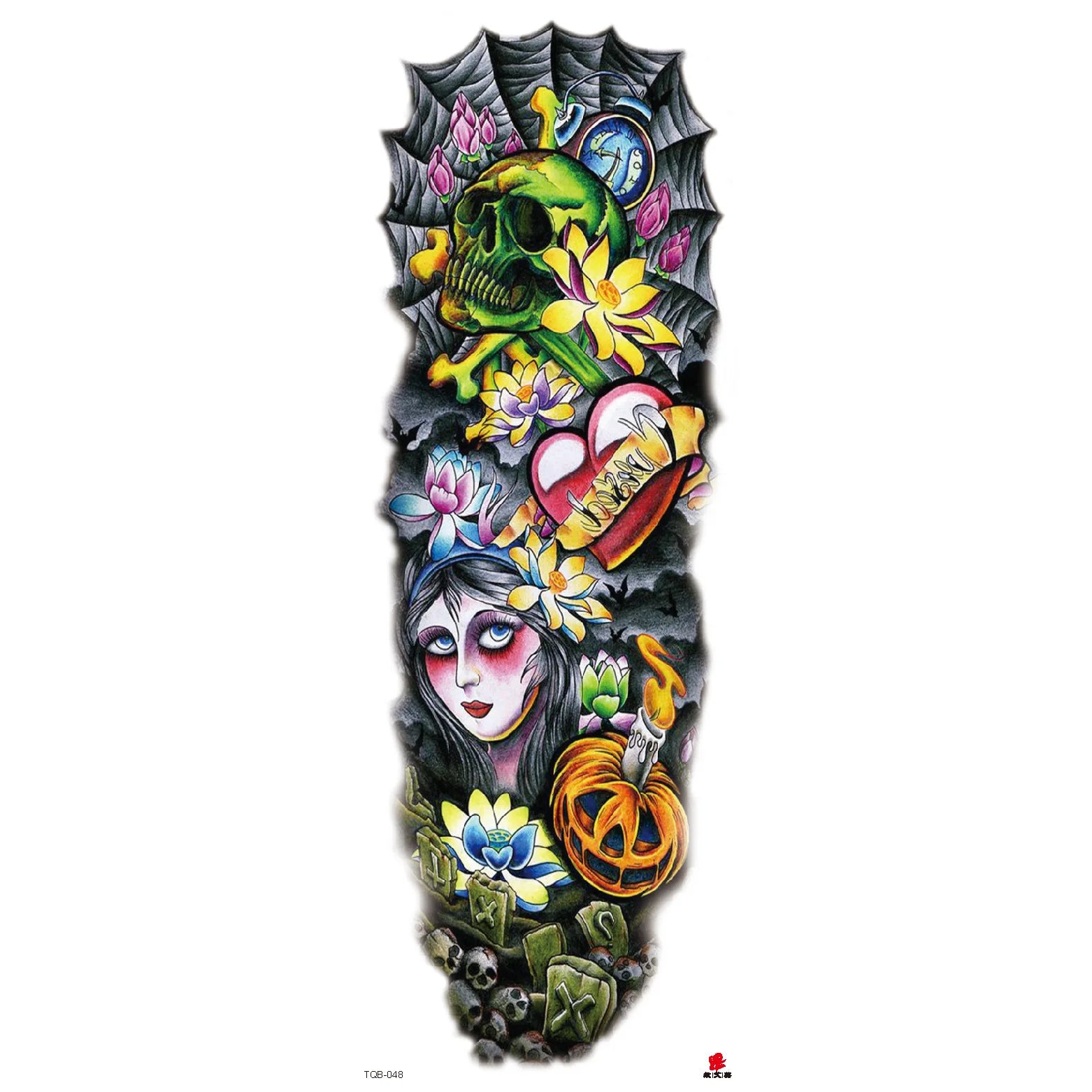 Wholesale& Custom Full Arm Temporary Sleeve Tattoos
