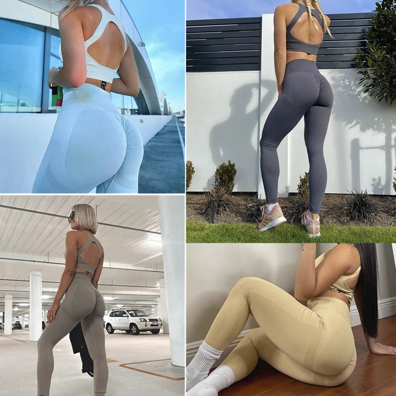 Women Yoga Set Gym Wear 2-PCS