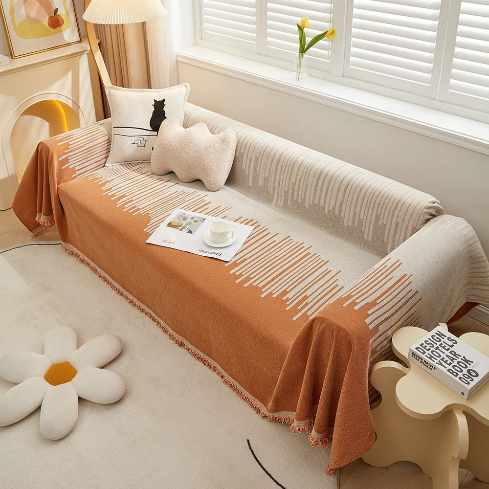 Simple Modern Solid Color Sofa Cover