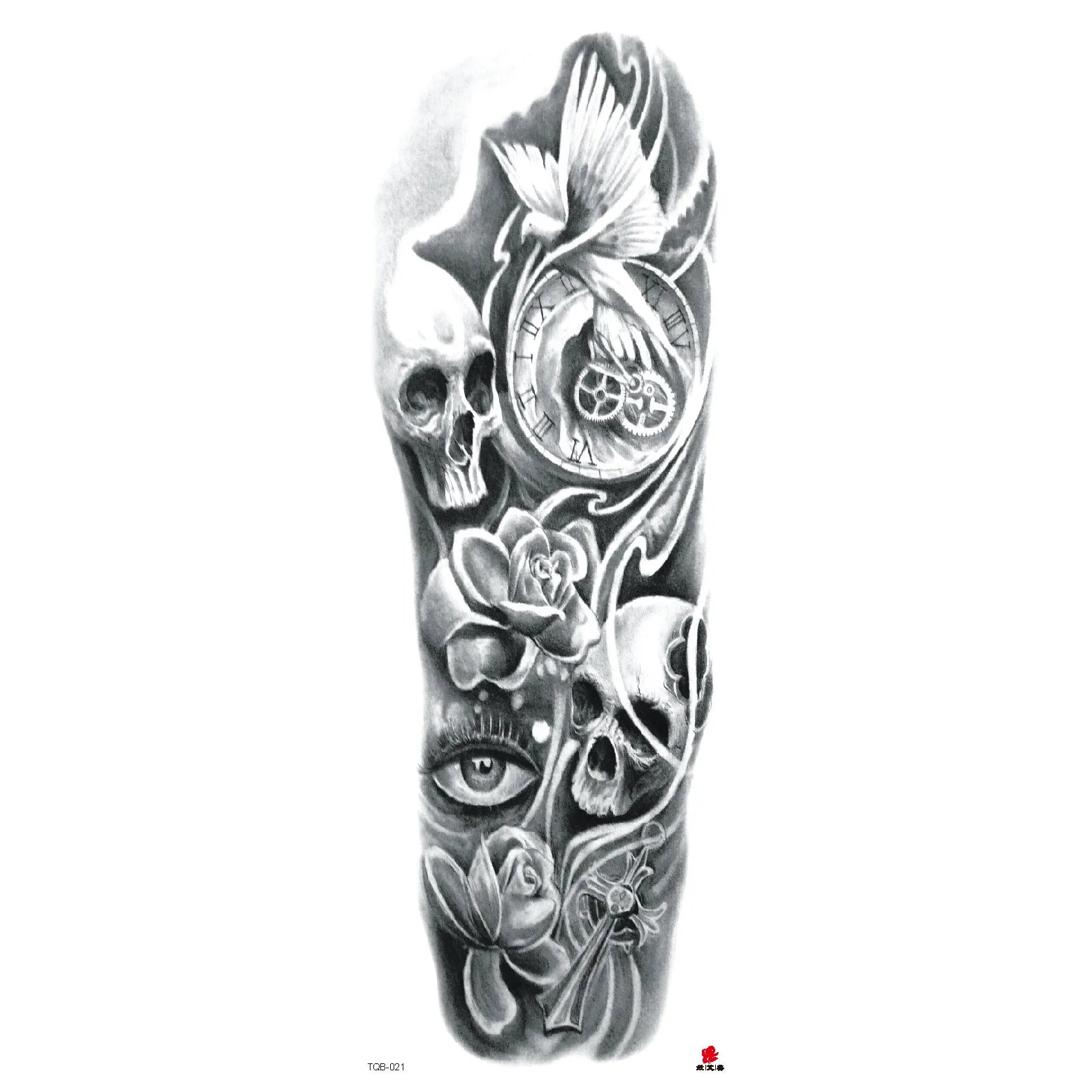 Wholesale& Custom Full Arm Temporary Sleeve Tattoos