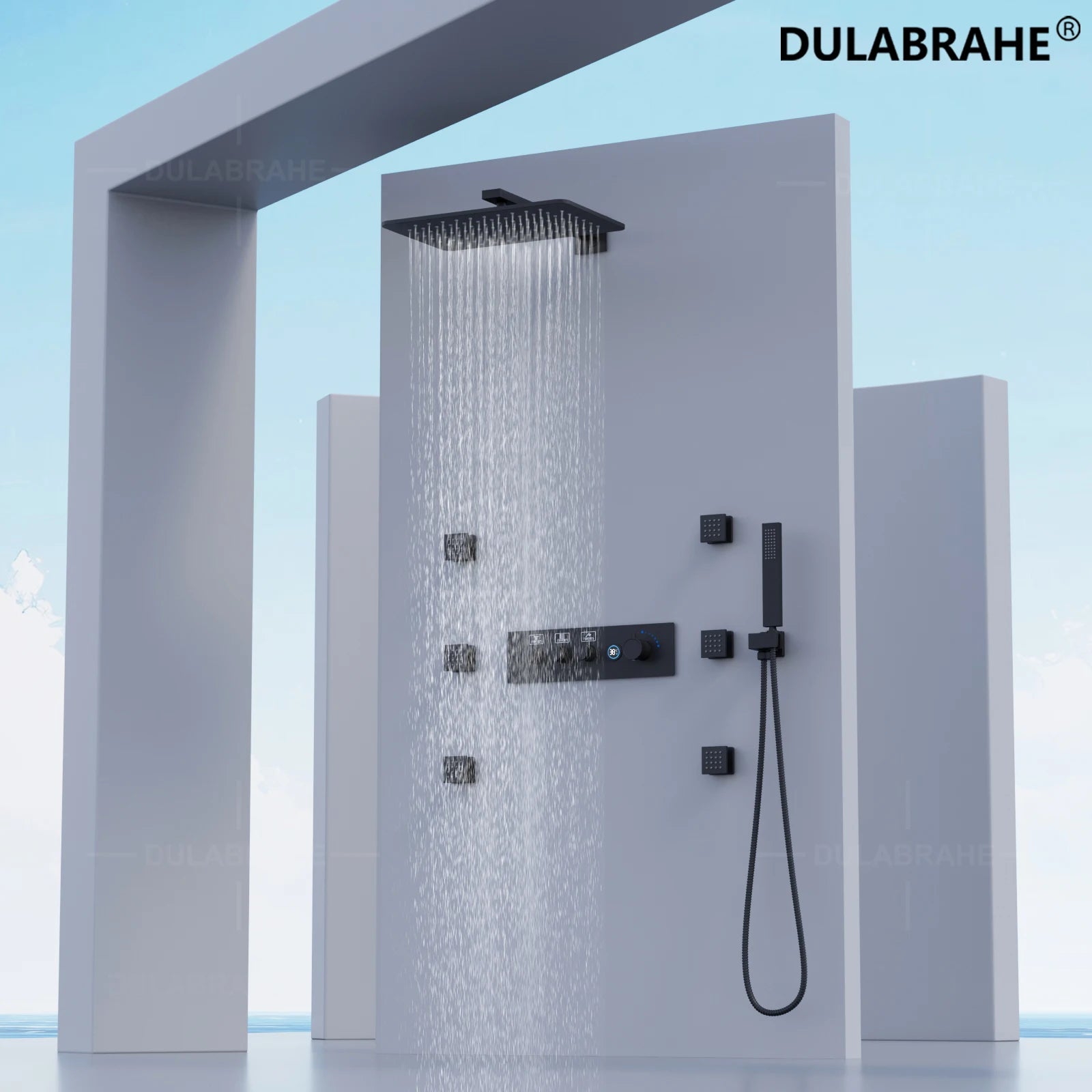 Bathroom Wall Mounted Shower System