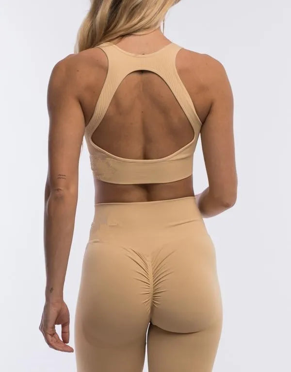 Women Yoga Set Gym Wear 2-PCS
