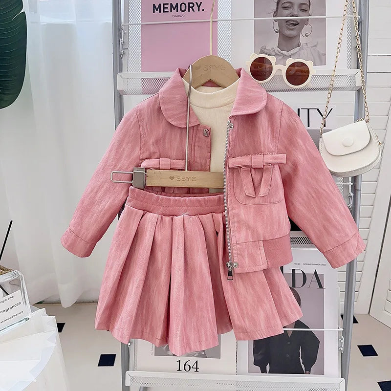 Girls spring and autumn new style set