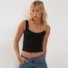 Summer Top Tank Sweet Soft Stretchy