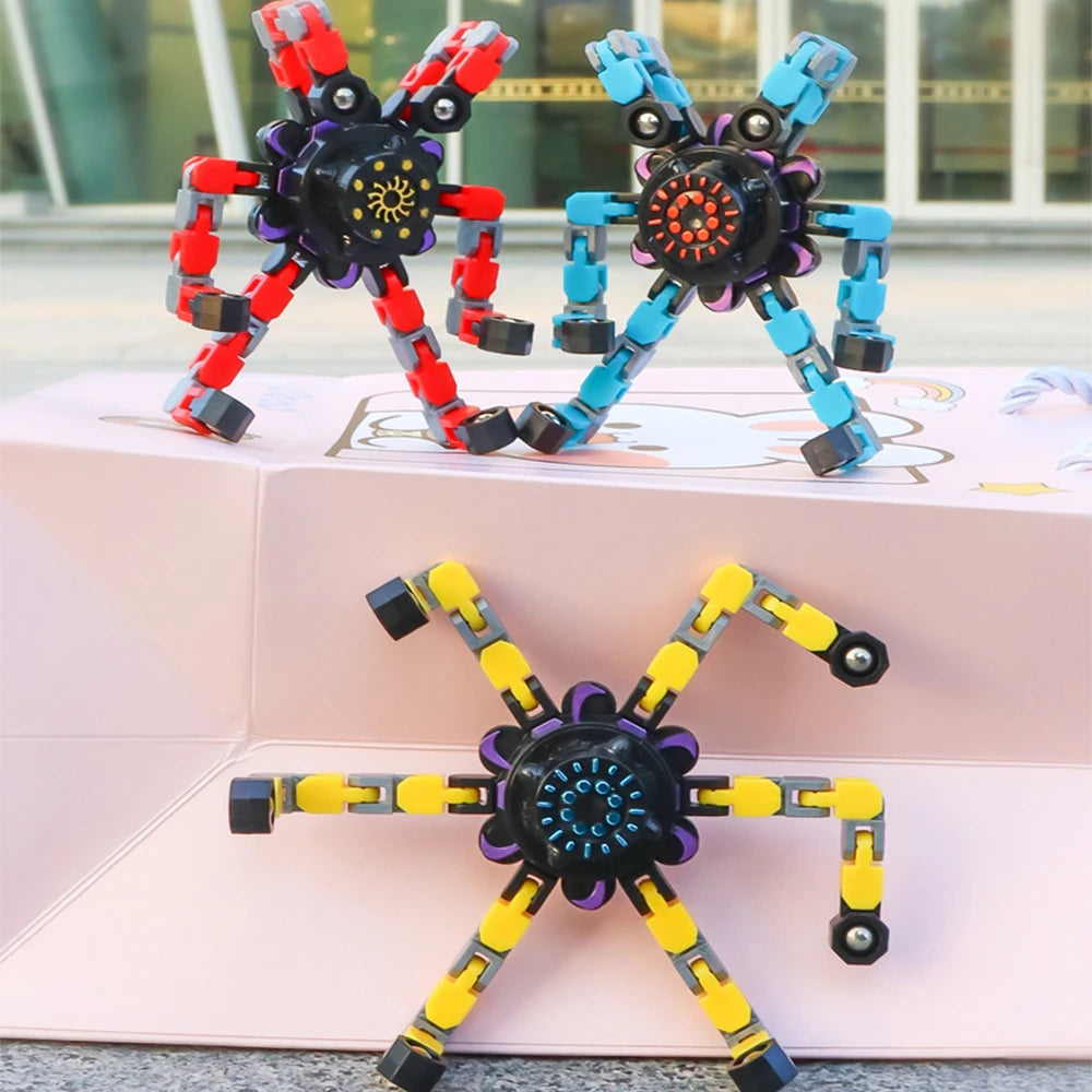 Deformed Fidget Spinner Chain Toys