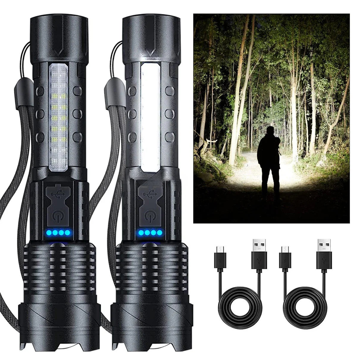 Super Bright LED Zoom Torch Light
