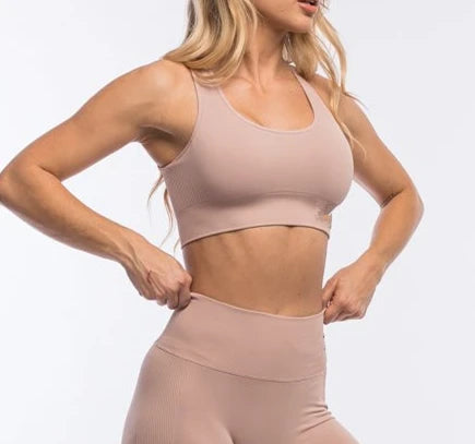 Women Yoga Set Gym Wear 2-PCS