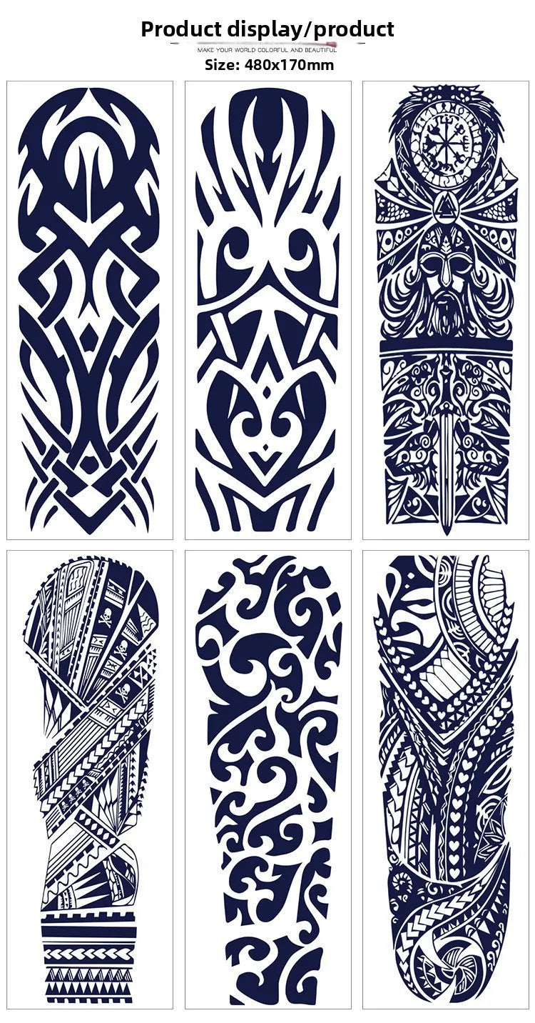 Full Arm Tattoo Sticker