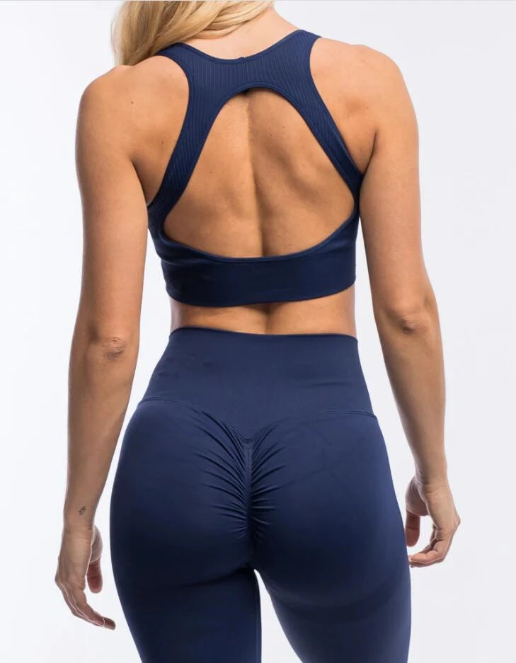 Women Yoga Set Gym Wear 2-PCS
