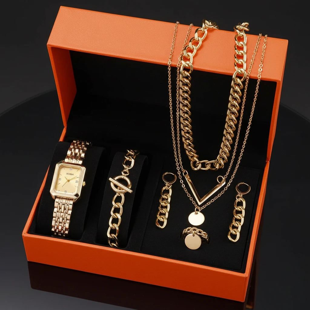 Women's Streetwear Jewelry Gift Box for Casual Outfit