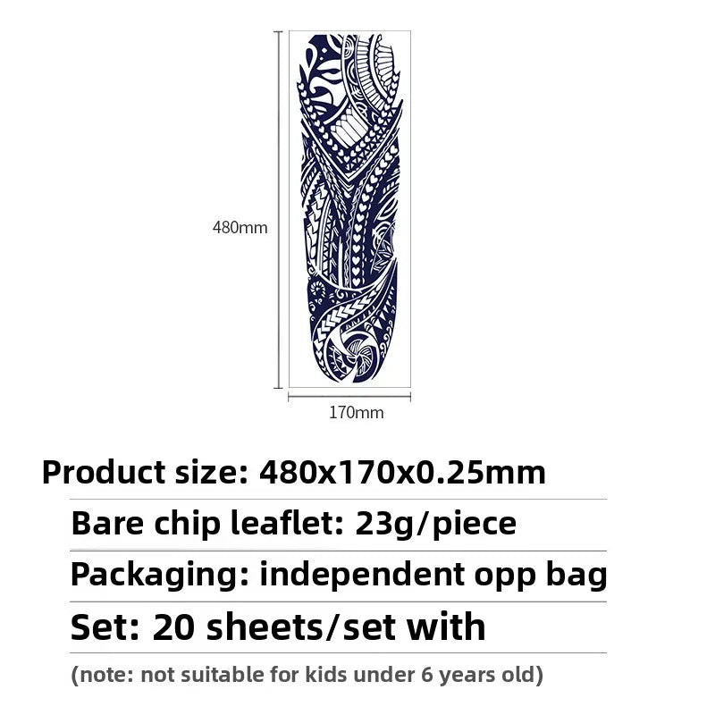 Full Arm Tattoo Sticker