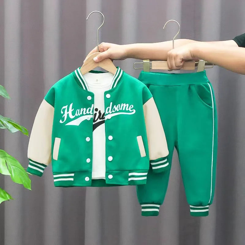Handsome Print 3-Piece Clothing for Boys
