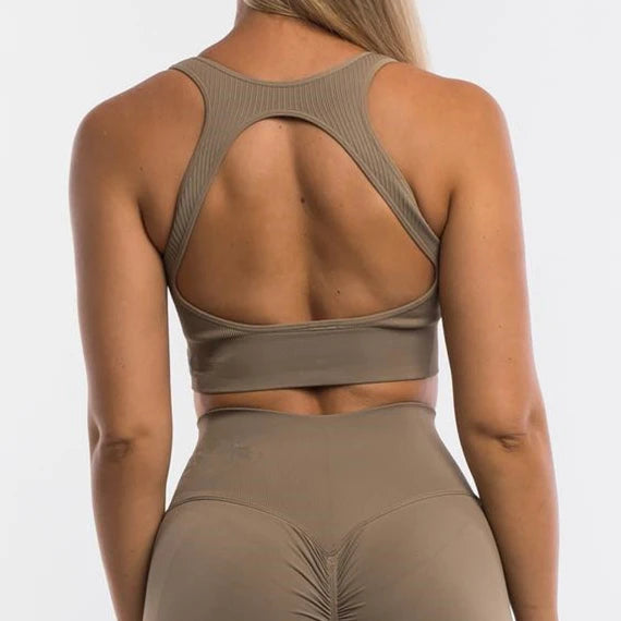 Women Yoga Set Gym Wear 2-PCS