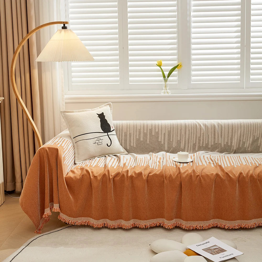 Simple Modern Solid Color Sofa Cover