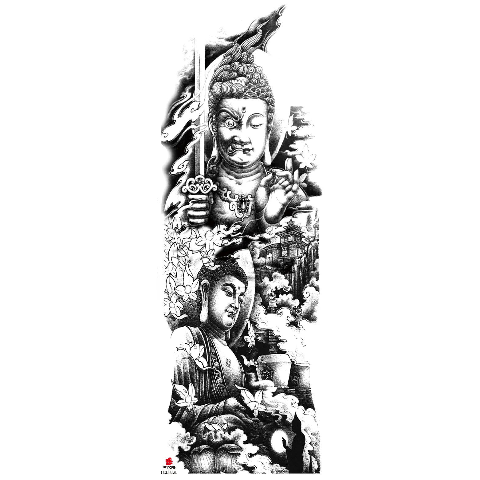 Wholesale& Custom Full Arm Temporary Sleeve Tattoos