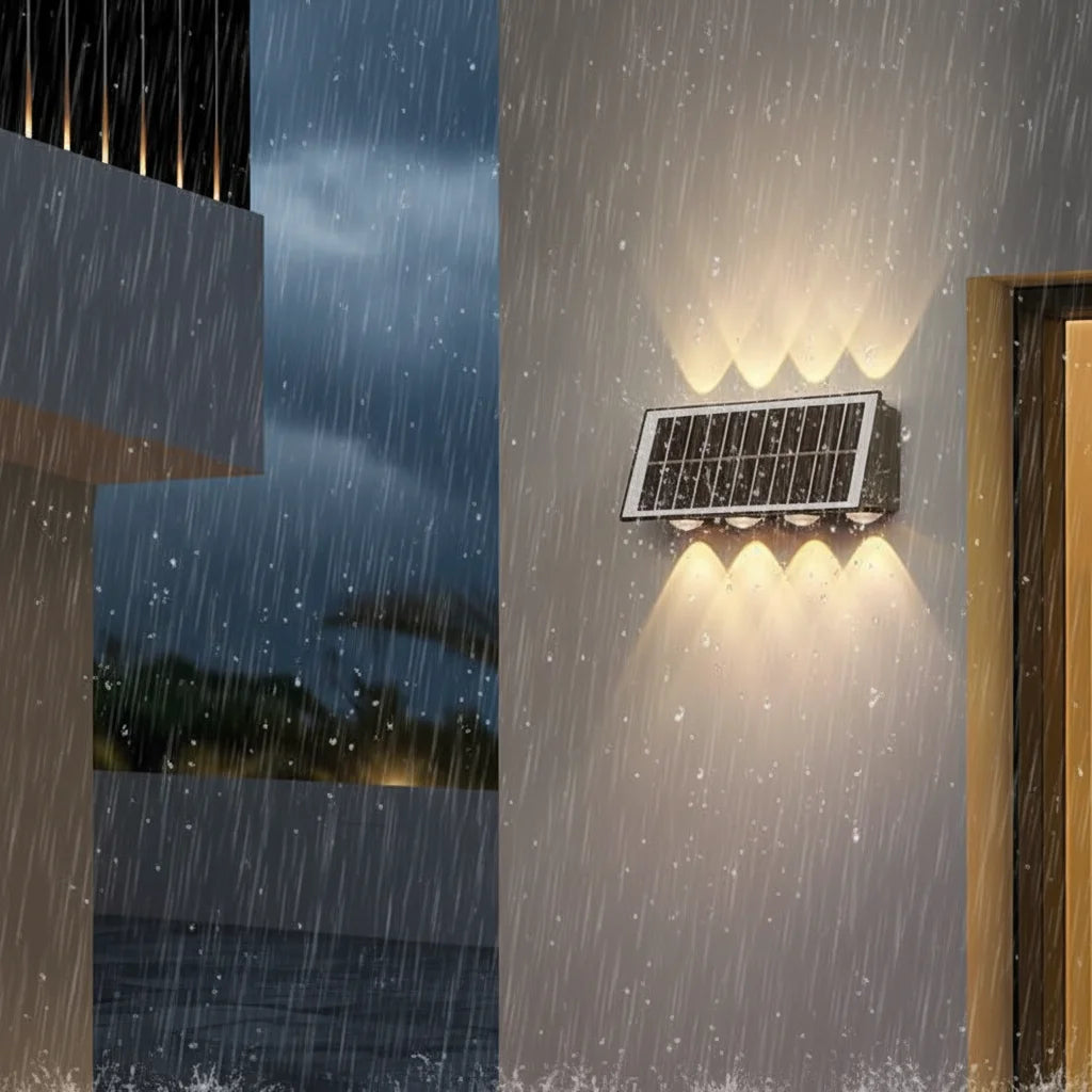 High Quality Aluminum Outdoor LED Solar Wall Lamps