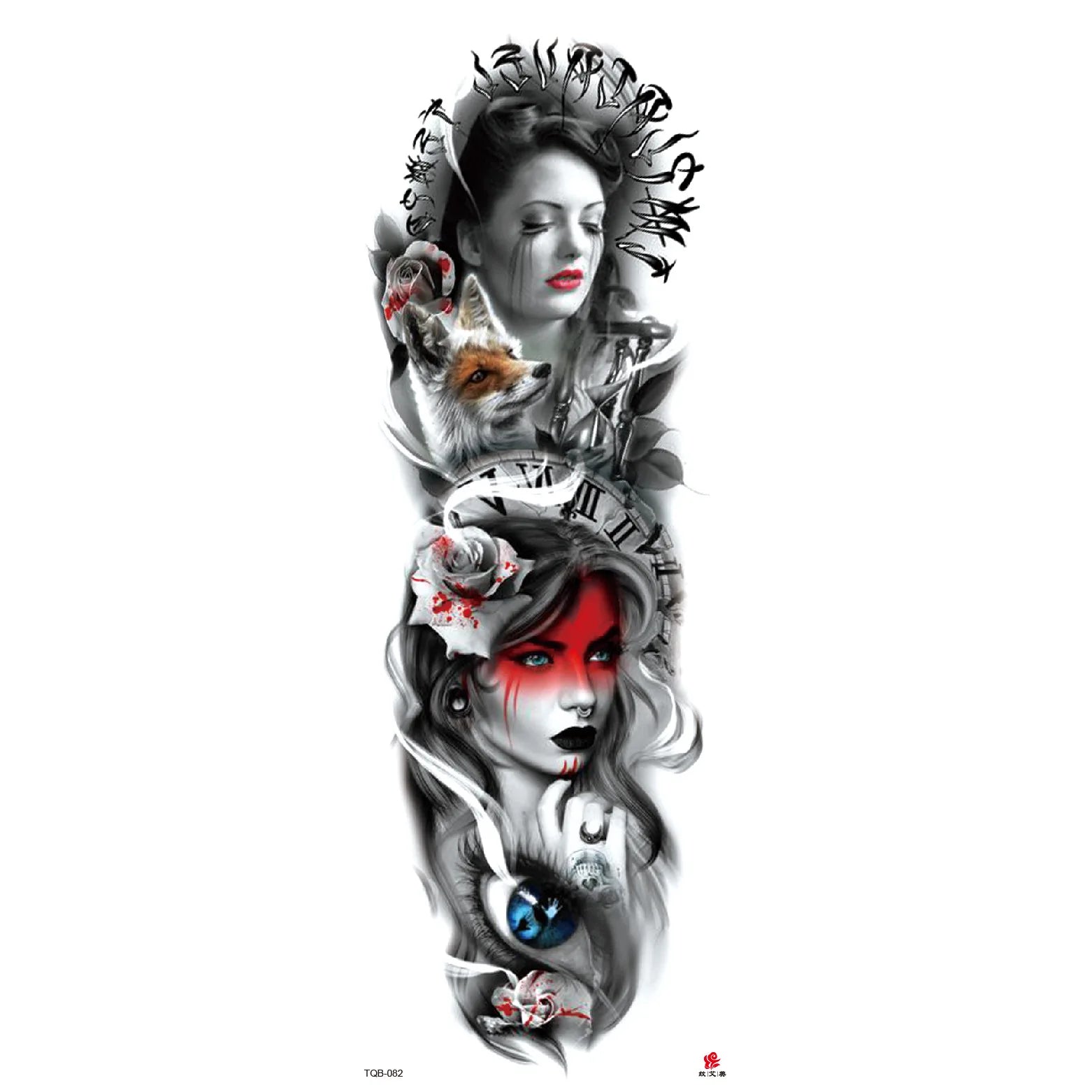 Wholesale& Custom Full Arm Temporary Sleeve Tattoos