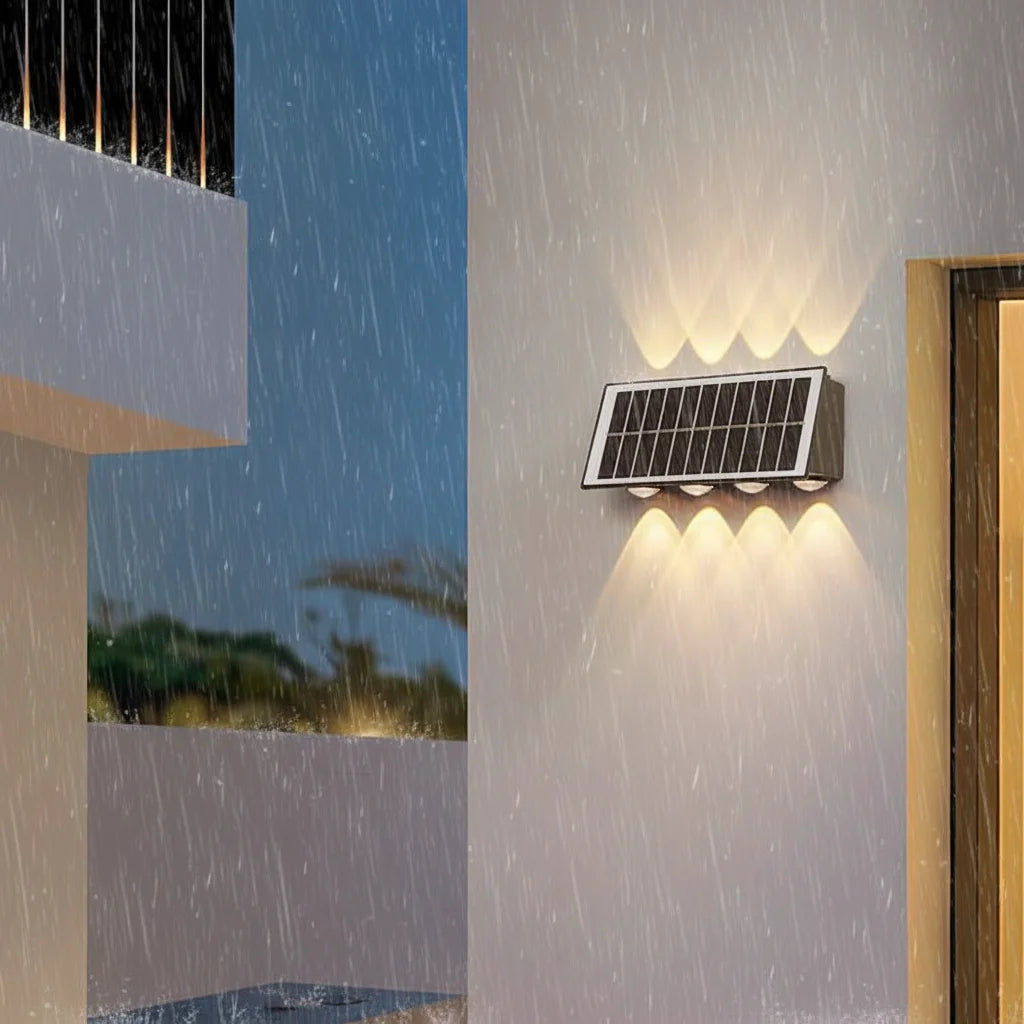 High Quality Aluminum Outdoor LED Solar Wall Lamps