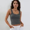 Summer Top Tank Sweet Soft Stretchy
