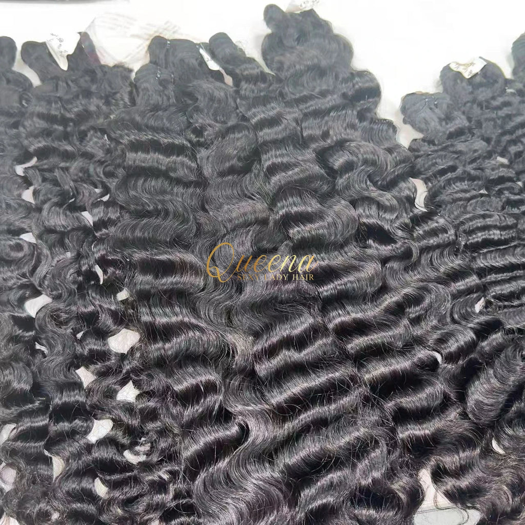 Human Hair Burmese Wave Curly Bundle