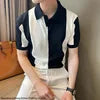 Men's Summer Youth Shirt for Student Handsome Slim Men's