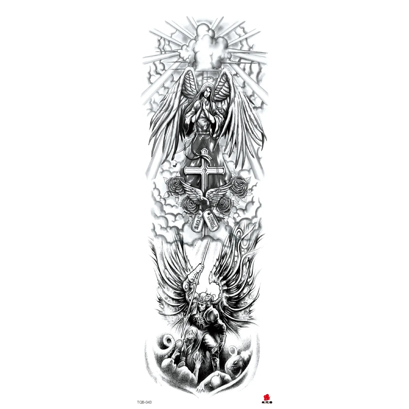 Wholesale& Custom Full Arm Temporary Sleeve Tattoos