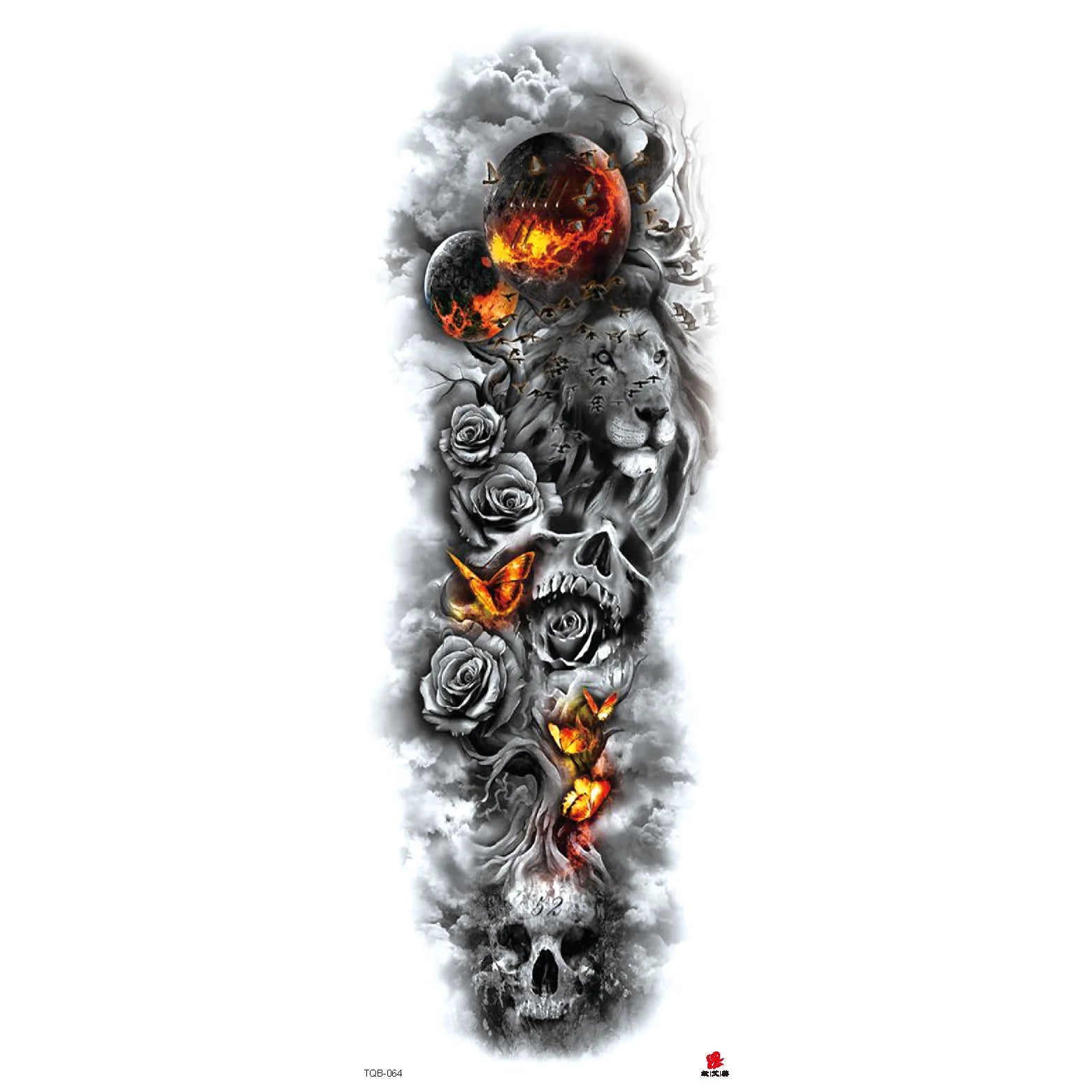 Wholesale& Custom Full Arm Temporary Sleeve Tattoos