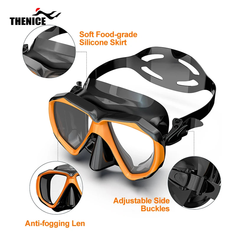 Full Face Anti-Fog & Leak-Proof Diving Mask
