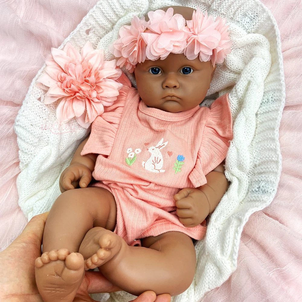 Realistic Full Silicone Body Movie-Grade Open Mouth Reborn Baby